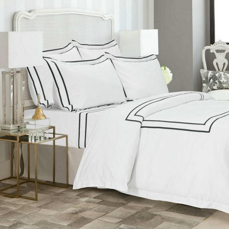 Premium quality decorative ribbon style hotel textiles bedding