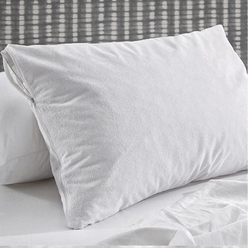 50/50 polycotton waterproof terry toweling hotel pillow protector 