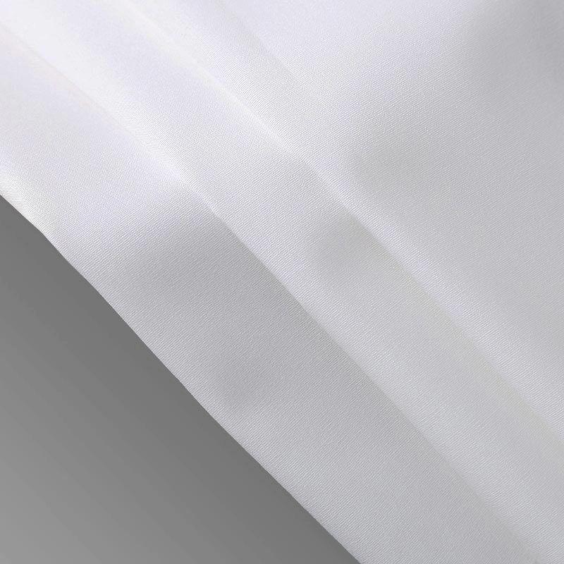50 cotton 50 polyester plain weave white 200T hotel textile fabric