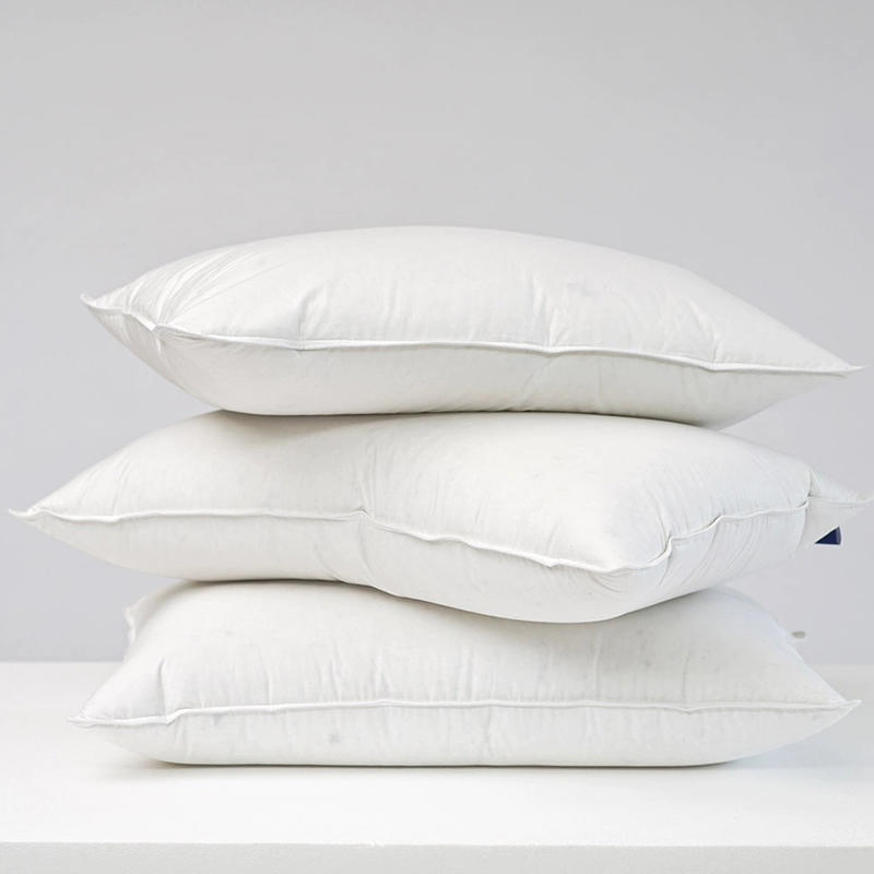 280T cotton shell 70/30 white duck down feather hotel bed pillows