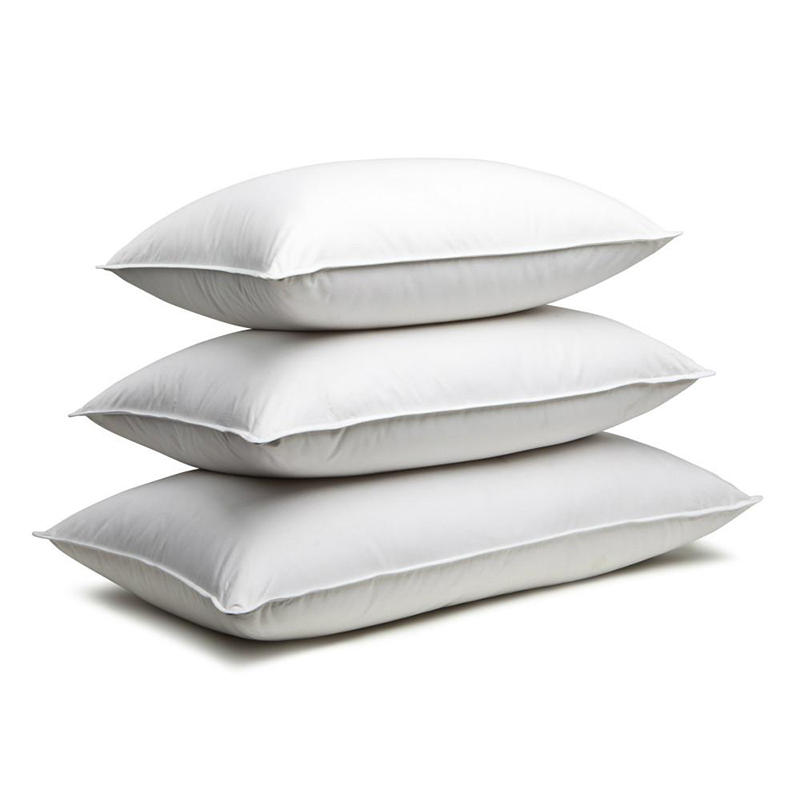 Cotton 233TC shell cover hotel siliconized microfiber pillow core